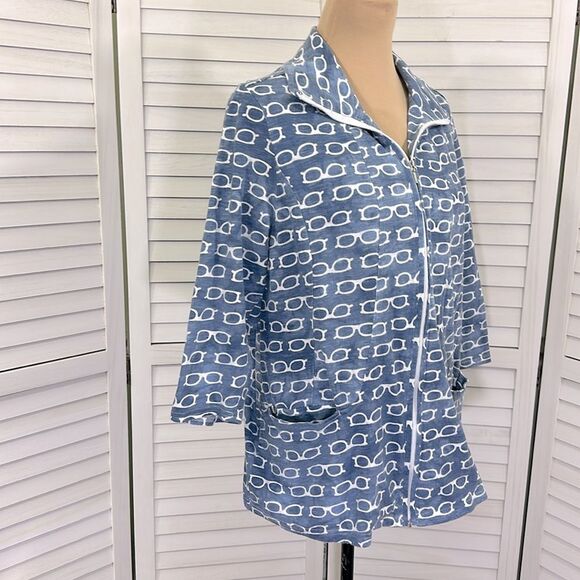 Chico's Zenergy Novelty Twin Set Size 2 (12) Large Cotton - Picture 7 of 16